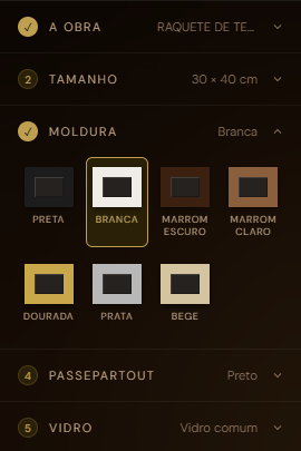 Etapa 3 — Moldura