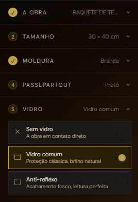 Etapa 5 — Vidro